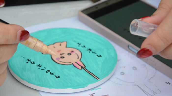 20251119-街頭音樂會-弦舞吉他社 × 創音社X手沖咖啡體驗活動X插畫風杯墊創作圖片